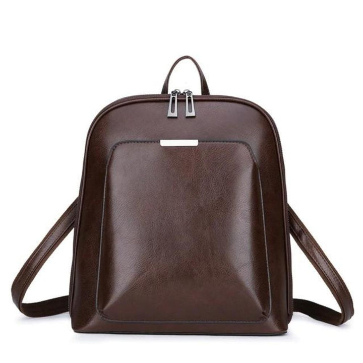 Saskia – Classic Double Zipper Backpack
