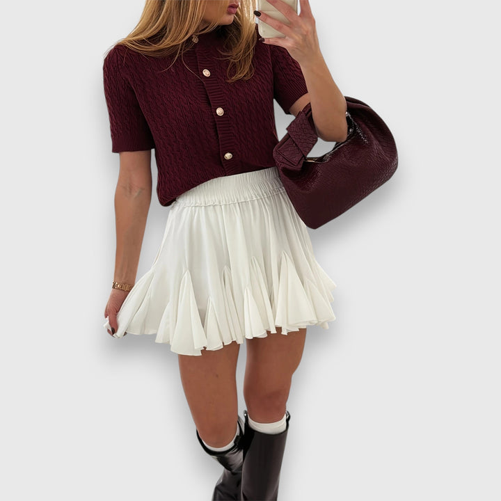 Short Cardigan with Buttons