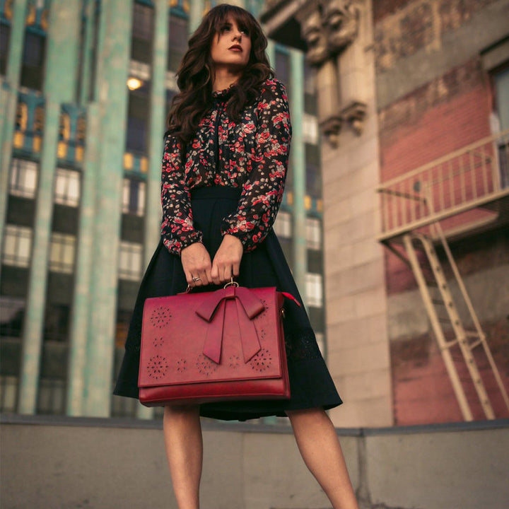 Bernadette – Bow Satchel Handbag